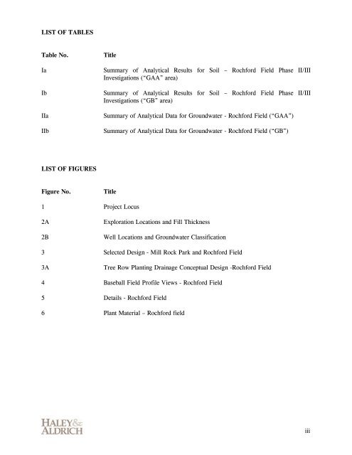 Remedial Action Plan - Rochford Field - Newhall Remediation Project