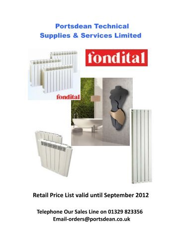 Retail Price List valid until September 2012 Portsdean Technical ...