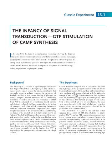 THE INFANCY OF SIGNAL TRANSDUCTION—GTP STIMULATION ...