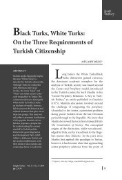 Black Turks, White Turks: On the Three ... - Insight Turkey