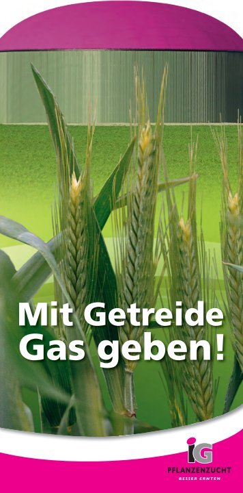 Gas geben! - IG Pflanzenzucht