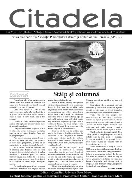 Revista CITADELA BT 20 feb 2012 - Liviu Ioan Stoiciu