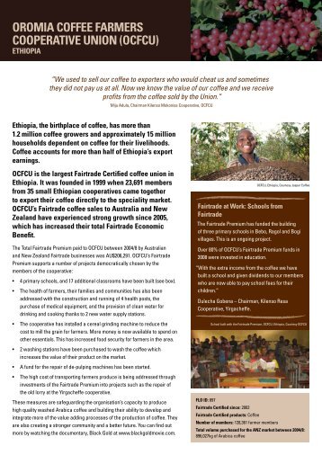 oromia coffee farmers cooperative union (ocfcu) - Oxfam New Zealand