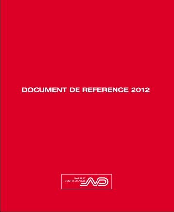 Document de rÃ©fÃ©rence 2012 - Norbert Dentressangle