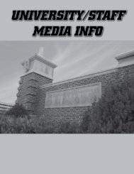 University/Staff/Media Information (Pages 133-148) - UTC Athletics