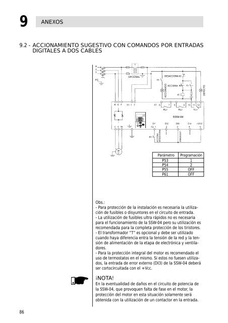 Manual de la Soft-Starter SS W-04 Manual de la Soft ... - Dimotec