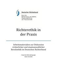 Richterethik in der Praxis