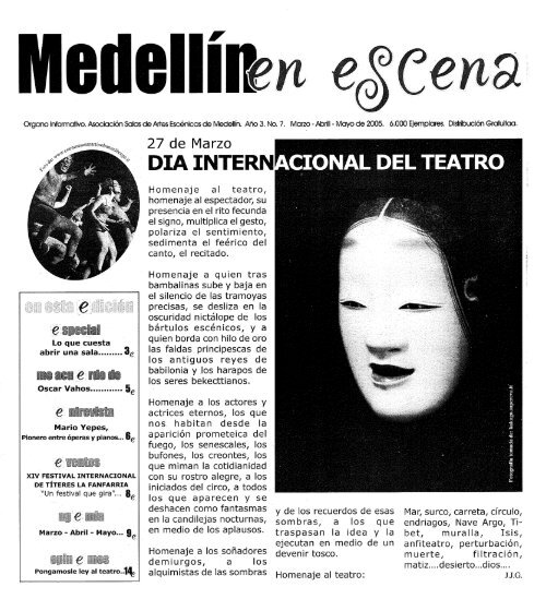 e - Casa del Teatro de Medellín