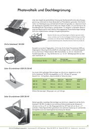 Photovoltaik und Dachbegrünung - ZinCo