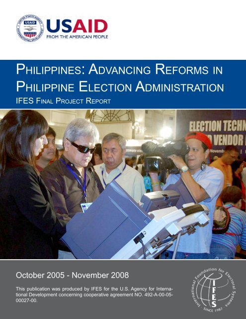 PHILIPPINES: ADVANCING REFORMS IN PHILIPPINE ... - IFES