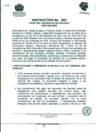 INSTRUCTIVO No. 085 PAGO DEL AGUINALDO DE NAVIDAD ...