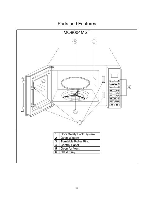 MO8004MST MICROWAVE OVEN INSTRUCTION ... - Avanti Products