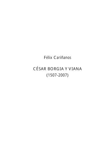 Descargar PDF - Centro de documentación César Borgia