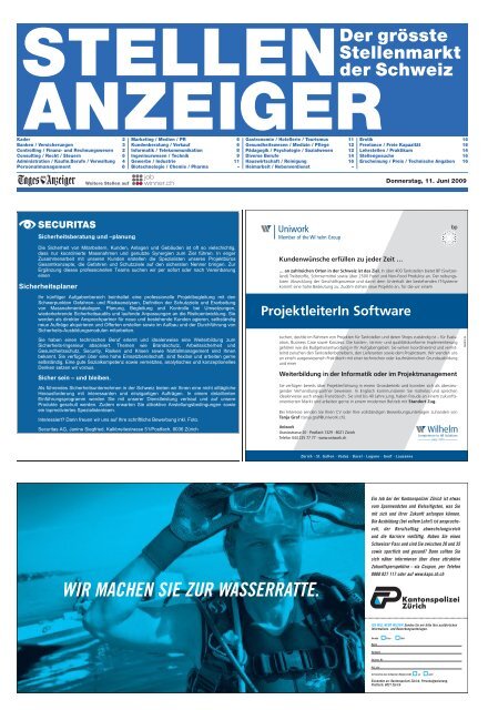 wir machen sie zur wasserratte. - Tagesanzeiger e-paper - Tages ...