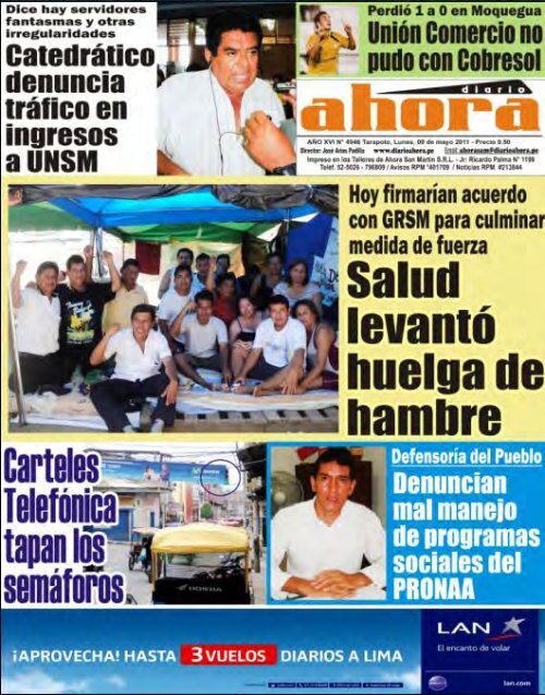 Diario Ahora - san martÃ­n - yurimaguas