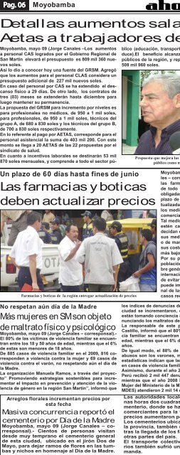 Diario Ahora - san martÃ­n - yurimaguas