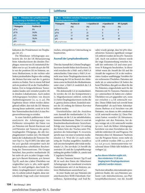 Tumoren des oberen Gastrointestinaltrakts - ResearchGate