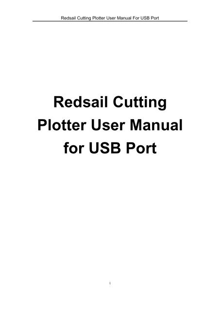 install redsail cutting plotter usb driver install redsail cutting plotter usb driver