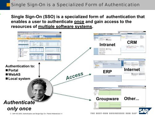 Authentication and Single Sign