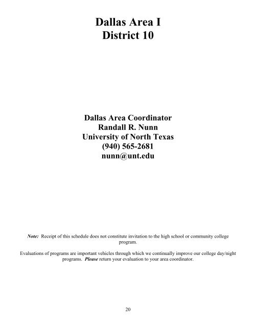 Texas Association Of Collegiate Registrars & Admissions Officers