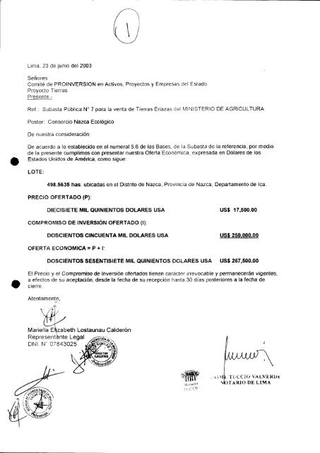 CONTRATO DE COMPRAVENTA SeÃ±or Notario ... - ProinversiÃ³n