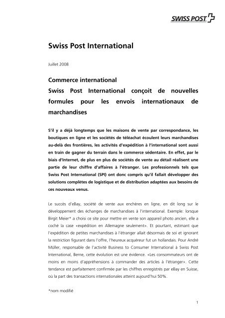 Swiss Post International