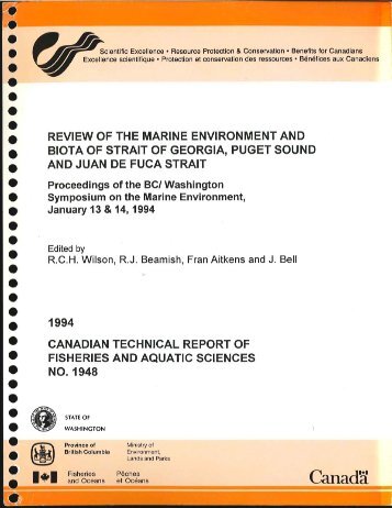 1994 Review of the Marine Environment and Biota of Strait of ...