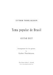 Tema popular de Brasil - The Guitar School