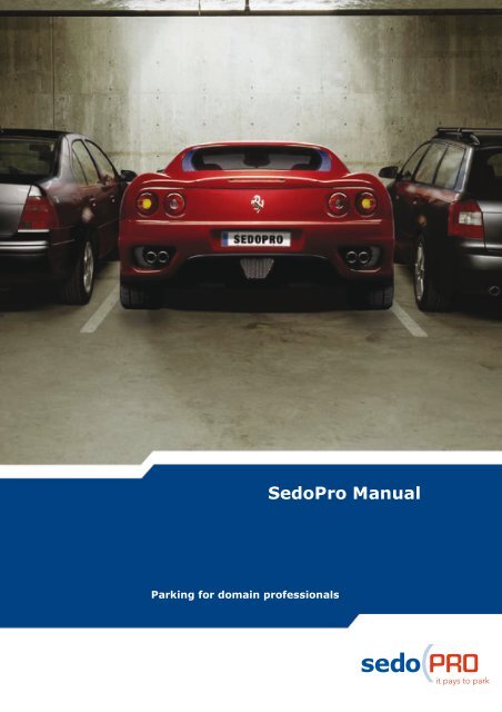 SedoPro Manual