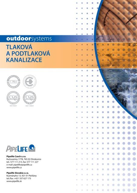 Tlaková a podtlaková kanalizace [pdf] - Pipelife Slovakia, S.r.o.