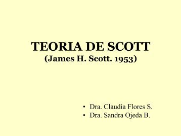 TEORIA DE SCOTT \(James H. Scott. 1953\)