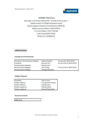 Alphabet_Bilancio2011:Layout 1 - Assilea