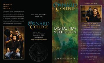 DIGITAL FILM & TELEVISION - Oxnard College