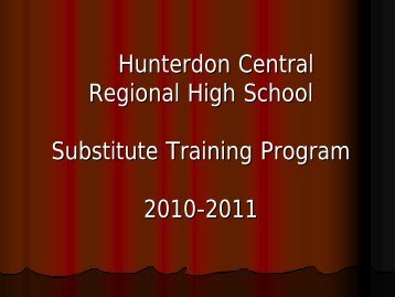 Hunterdon Central Hunterdon Central Regional High School ...