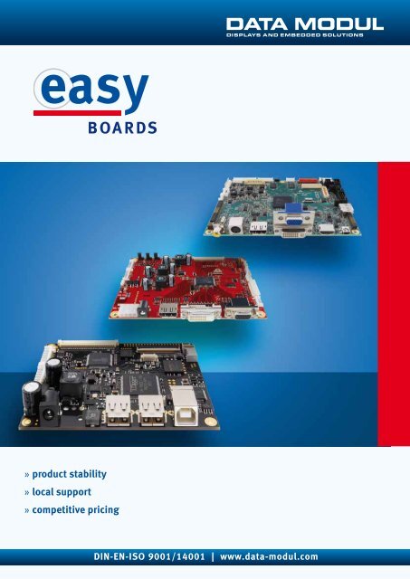 Flyer_easyBoards - Data Modul