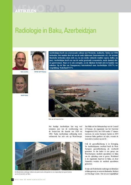 Thema - Nederlandse Vereniging voor Radiologie