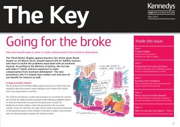 Inside this issue: - CILA/The Chartered Institute of Loss Adjusters