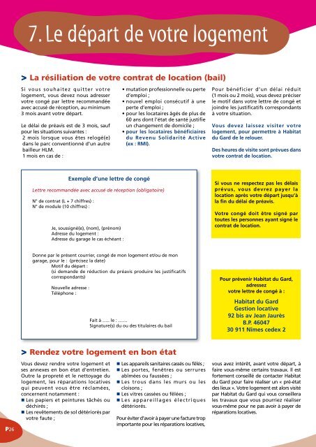 Tout savoir sur vos droits et vos devoirs de locataire - Habitat du Gard