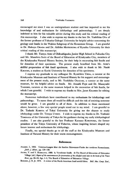 Early Cretaceous Freshwater Fish Fauna in Kyushu, Japan