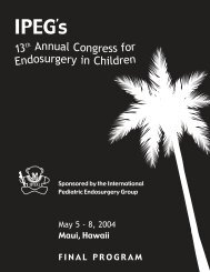 2004 final program and abstract book - International Pediatric ...