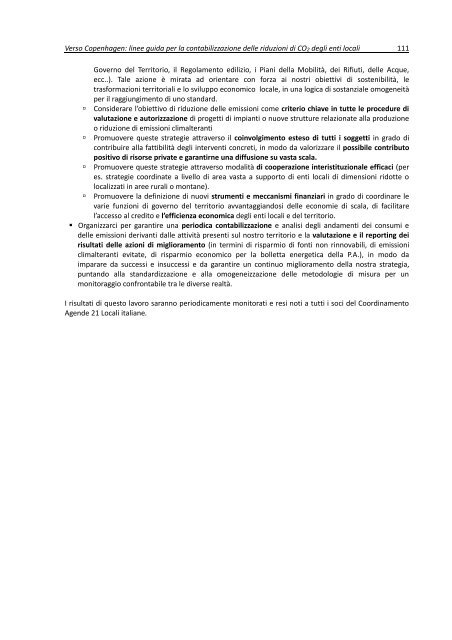 Le linee guida per la contabilizzazione delle riduzione di CO2 degli ...