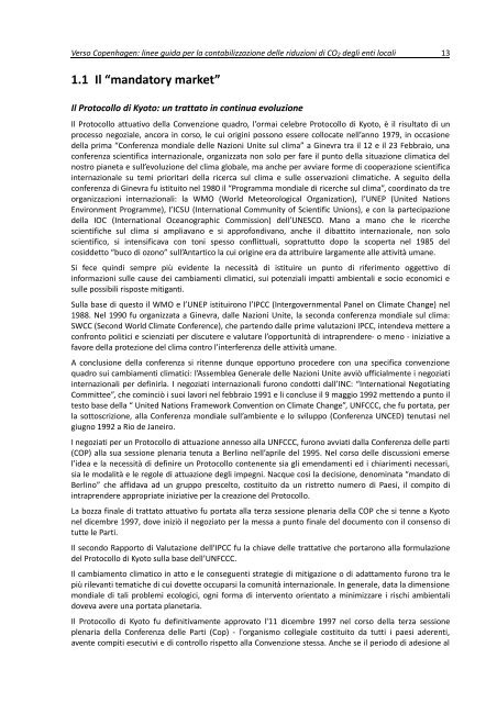 Le linee guida per la contabilizzazione delle riduzione di CO2 degli ...