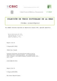 ColecciÃ³n de tesis doctorales - EstaciÃ³n Experimental de Aula Dei