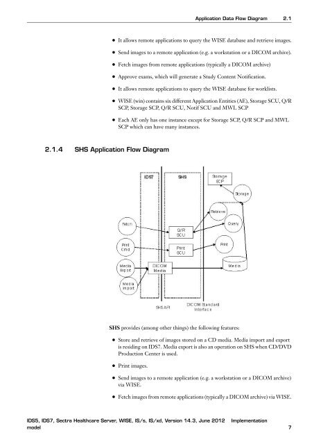 DICOM Conformance Statement - Sectra