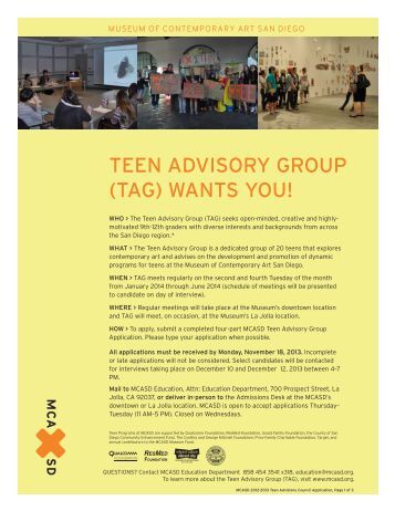 Tag Advisory Group 100