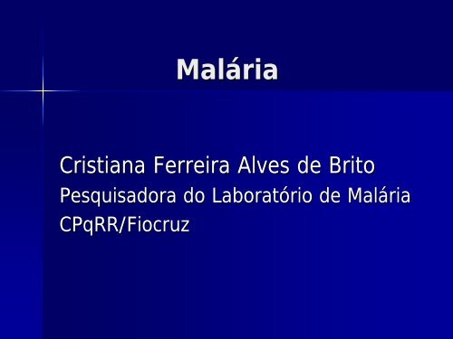 MalÃ¡ria - Fiocruz