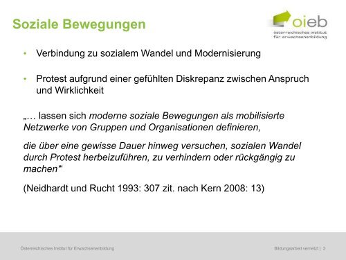 PPT Theorie und Praxis sozialer Bewegungen - Österreichisches ...