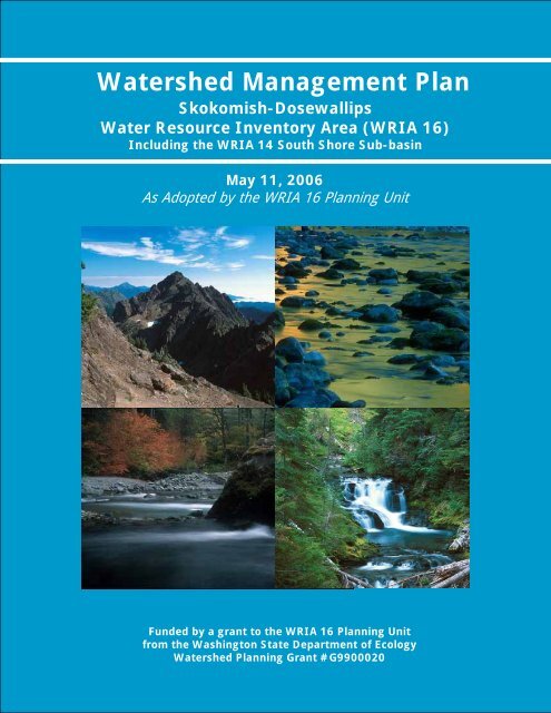 Watershed Management Plan - Mason County