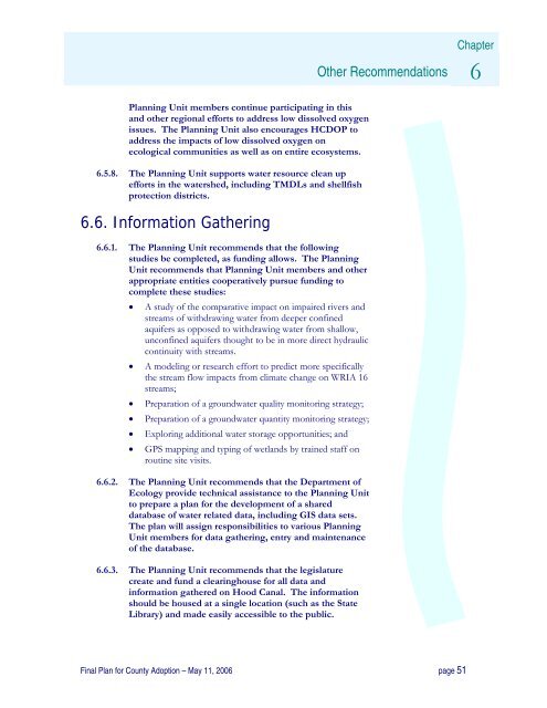 Watershed Management Plan - Mason County