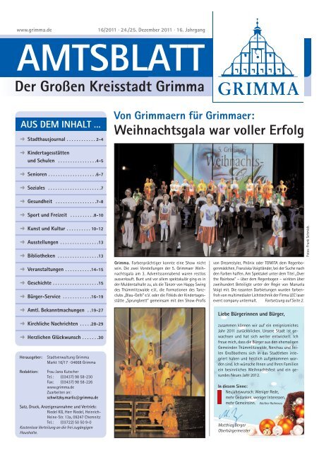 Pinnwand Stadt Grimma